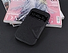 Eiroo Clasps HTC One M8 Standl Pencereli Siyah Deri Klf - Resim: 1