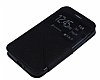 Eiroo Clasps Samsung Galaxy Grand 2 Standl Pencereli Siyah Deri Klf - Resim: 2