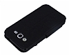 Eiroo Clasps Samsung Galaxy Grand 2 Standl Pencereli Siyah Deri Klf - Resim: 3