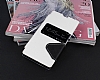 Eiroo Clasps Sony Xperia Z Standl Pencereli Beyaz Deri Klf - Resim: 2