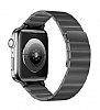 Eiroo Classy Apple Watch Siyah Metal Kordon 38 40 41 mm