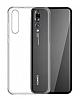 Eiroo Clear Hybrid Huawei P20 Silikon Kenarl effaf Rubber Klf