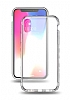 Eiroo Clear Hybrid iPhone X / XS Silikon Kenarl effaf Rubber Klf - Resim: 1