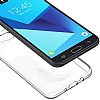 Eiroo Clear Hybrid Samsung Galaxy J7 Prime Silikon Kenarl effaf Rubber Klf - Resim 1