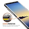 Eiroo Clear Hybrid Samsung Galaxy Note 8 Silikon Kenarl effaf Rubber Klf - Resim 1
