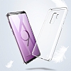 Eiroo Clear Hybrid Samsung Galaxy S9 Plus Silikon Kenarl effaf Rubber Klf - Resim 2