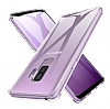Eiroo Clear Hybrid Samsung Galaxy S9 Plus Silikon Kenarl effaf Rubber Klf - Resim: 1