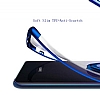 Eiroo Clear Ring Huawei Mate 20 Pro Lacivert Kenarl Silikon Klf - Resim: 4