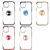 Eiroo Clear Ring iPhone 12 / iPhone 12 Pro 6.1 in Kenarl Rose Gold Silikon Klf - Resim: 2