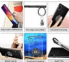 Eiroo Clear Ring Samsung Galaxy A20S Siyah Kenarl Silikon Klf - Resim: 2