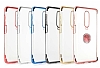 Eiroo Clear Ring Xiaomi Poco X2 Mavi Kenarl Silikon Klf - Resim: 1