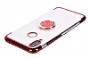 Eiroo Clear Ring Xiaomi Mi 9 Rose Gold Kenarl Silikon Klf - Resim: 1