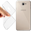 Eiroo Clear Samsung Galaxy C7 Pro effaf Silikon Klf - Resim 1