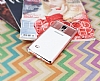 Eiroo Clear Thin Samsung Galaxy Note 4 Rose Gold Kenarl effaf Silikon Klf - Resim 2