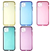 Eiroo Color Button iPhone 11 Pro Max Pembe Silikon Klf - Resim: 2