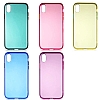 Eiroo Color Button iPhone XR Pembe Silikon Klf - Resim: 2
