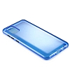 Eiroo Color Button Samsung Galaxy A31 Mavi Silikon Klf - Resim: 1