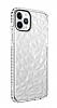 Eiroo Color Crystal iPhone 11 Pro Max Beyaz Silikon Klf