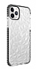 Eiroo Color Crystal iPhone 11 Pro Siyah Silikon Klf