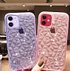 Eiroo Color Crystal iPhone 11 Mor Silikon Klf - Resim 1