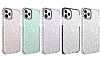 Eiroo Color Crystal iPhone 13 Beyaz Silikon Klf - Resim: 1