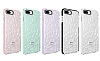 Eiroo Color Crystal iPhone 7 Plus / 8 Plus Pembe Silikon Klf - Resim: 1