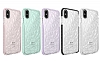 Eiroo Color Crystal iPhone XR Beyaz Silikon Klf - Resim: 1