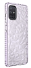 Eiroo Color Crystal Samsung Galaxy A51 Mor Silikon Klf