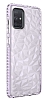 Eiroo Color Crystal Samsung Galaxy A71 Mor Silikon Klf