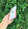 Eiroo Color Fit iPhone 12 6.1 in Kamera Korumal Krmz Silikon Klf - Resim: 2