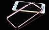 iPhone 6 / 6S Rose Gold Kenarl effaf Silikon Klf - Resim 4