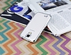 Samsung i9500 Galaxy S4 Silver Kenarl Silikon Klf - Resim: 2