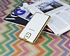 Samsung N9000 Galaxy Note 3 Gold Kenarl effaf Silikon Klf - Resim: 2
