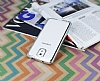 Samsung N9000 Galaxy Note 3 Silver Kenarl effaf Silikon Klf - Resim 2