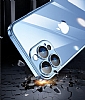 Eiroo Color Frame iPhone 14 Kamera Korumal Mavi Silikon Klf - Resim 6