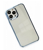 Eiroo Color Series iPhone 12 / 12 Pro 6.1 in Ak Mavi Rubber Klf - Resim: 2