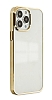 Eiroo Color Series iPhone 12 / 12 Pro 6.1 in Gold Rubber Klf - Resim: 3