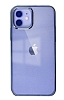 Eiroo Color Series iPhone 11 Ak Mavi Rubber Klf