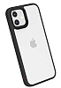 Eiroo Contrast iPhone 11 Siyah Silikon Klf