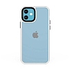 Eiroo Contrast iPhone 11 Yeil Silikon Klf - Resim: 1