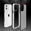 Eiroo Contrast iPhone 13 Krmz Silikon Klf - Resim: 8