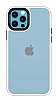 Eiroo Contrast iPhone 12 Pro Max 6.7 in Beyaz Silikon Klf - Resim: 7