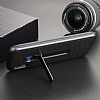 Eiroo Craft View Huawei P20 Lite Standl Siyah Rubber Klf - Resim: 4