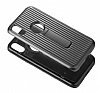 Eiroo Craft View iPhone X / XS Standl Siyah Rubber Klf - Resim 4