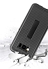Eiroo Craft View Samsung Galaxy S8 Standl Lacivert Rubber Klf - Resim: 1