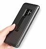Eiroo Craft View Samsung Galaxy S9 Plus Standl Siyah Rubber Klf - Resim 3