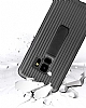 Eiroo Craft View Samsung Galaxy S9 Plus Standl Siyah Rubber Klf - Resim 2