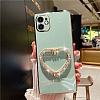 Eiroo Crystal Serisi iPhone 6 / 6S Kalpli Gold Tal Tutuculu Yeil Silikon Klf - Resim: 5
