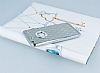 Eiroo Dashy iPhone 6 / 6S Silver Tal effaf Silikon Klf - Resim: 2