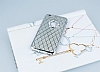 Eiroo Dashy iPhone 6 / 6S Silver Tal effaf Silikon Klf - Resim: 1